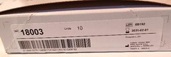 1 Box (10) Hollister 18003 2-Pc. Drainable Pouches 2-1/4″ Flange 2031 NIB