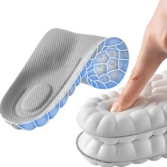 4D Memory Cloudt Shoe Insoles for Men Women Ultra Soft Shoe Inserts US7-12