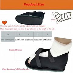 Adjustable plaster shoes postoperative shoes, walking shoes with sticker, sui…
