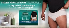 Depend Fresh Protection Advanced for Men (X-Large) – 80 Count – Free Shipping!