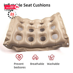 Inflatable Seat Cushions for Pressure Relief, Wheelchair Air Medium, Cream
