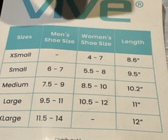 Vive Post Op Shoe Lightweight Medical Walking Shoe Size M Unisex Left/Right Foot
