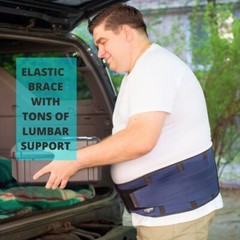 Lower Back Support Belt Men Lumbar Pain Relief Waist Brace Worker Heavy Lifting