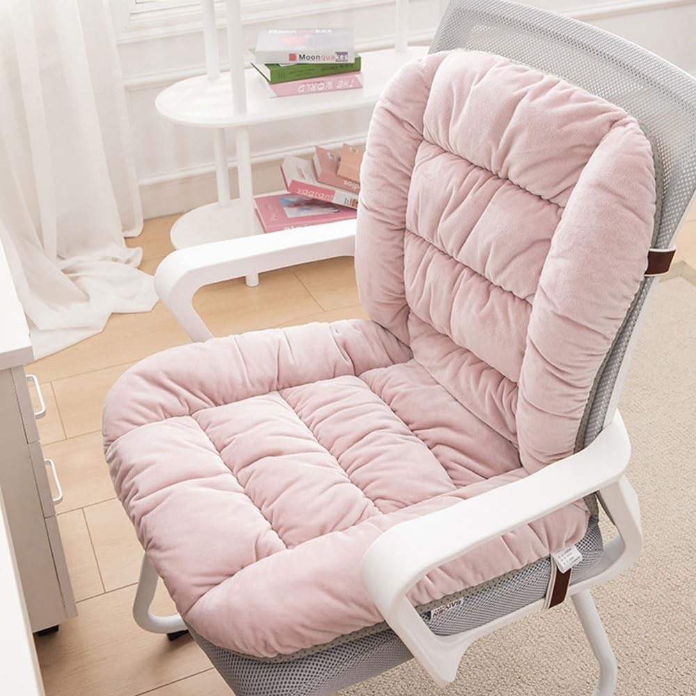 GKWW Desk Chair Cushion Office Cushions with 35.4*19.7in, Pink
