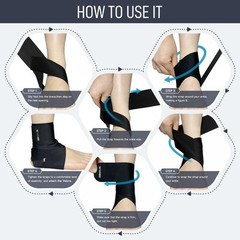 Ultra Thin Ankle Wraps Brace for Men ＆ Women, 2 Pack, Misty Rose