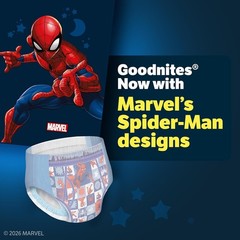 Goodnites Boys Nighttime Bedwetting Underwear, Sizes XS, S/M, L, XL, XXL