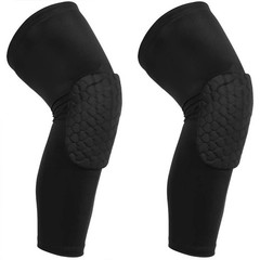 Basketball Knee Pads Protector Compression Sleeve Honeycomb Foam Brace Fitness