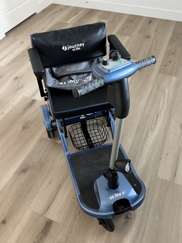 Journey Health So Lite S1 Lightweight Folding Mobility Electric Scooter Blue