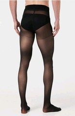 ActivSkin PANTYHOSE FOR MEN -XXL black 2 brand new unopened packages