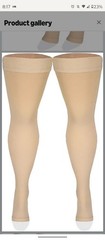 XL Amazon Basic Care Medical Compression Stockings,20-30mmHg Thigh High OpenToe
