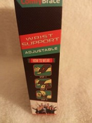 Wrist Brace Left or Right Hand Breathable Support Carpal Tunnel Arthritis Black