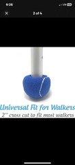 Top Glides Precut Walker Tennis Ball – Dark Blue – 2 Pairs