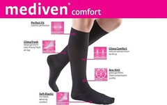 mediven comfort for women, 20-30 mmHg, Calf High Compression Stockings, Open…