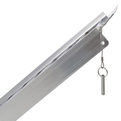 Portable 5ft Folding Wheelchair Ramp 600LB Cap 2-Pc Aluminum Non-Skid