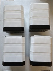 Furniture Risers Heavy-Duty Rectangular Adjustable Block Lift 1.5/3/4.3 in