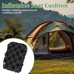 Inflatable Seat Cushion Portable Travel Airplane Seat Cushion Self-Inflating Cam