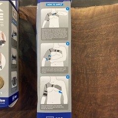 Neo G Shoulder Support Brace Universal + Back Brace w/ Power Straps