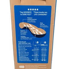 SOLE Active Wide Medium Footbeds Insoles Men’s 8 Women’s 10 EU 41 Open Box