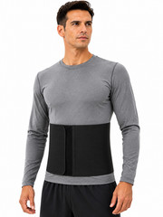FLEXAMED UMBILICAL HERNIA BELT – 6,8 or 10 Inch Width – BLACK | MADE IN USA