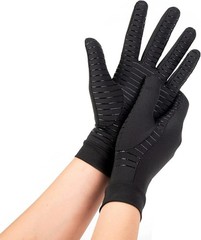 1 Pair Copper Compression Gloves Full Finger Arthritis Support Hand Pain Relief