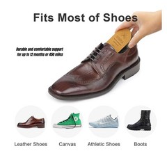 SIIHEA Adjustable Heel Lifts for Shoes, 1/4“ Height Large (1 Pair), Brown