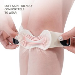 GOUNOD Patellar Tendon Support Strap 2 Pack,Silicone Knee One Size, White