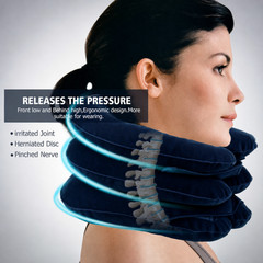 Cervical Traction Collar Inflatable Neck Support Brace Stretcher Device
