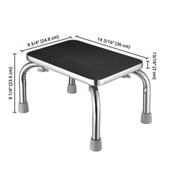 Portable Non-slip Rubber Platform Medical Step Footstool 300lbs Limit Ladder