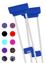 Crutch Pads Hand Grip Covers for Underarm Crutches – Comfortable Soft Cushion