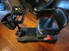 eWheels EW-19 15 MPH Sporty Electric 3 Wheeled Mobility Scooter – Red