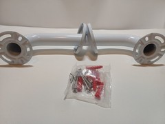 12 Inch White Grab Bar for Wall White, Safety Seniors Elderly