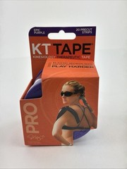 KT Tape Pro 10″ Precut Epic Purple Therapeutic Elastic Sports Roll 20 Strips