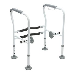 Adjustable Toilet Safety Rail Floor-Standing Grab Bar for Elderly Handicap