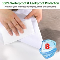 Bed Pads Washable Waterproof for Incontinence, Tuckable Underpads Stay in Pla…