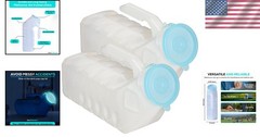 Male Urine Bottles 2 Pack (1000ml), Portable Urinals for Men Spill Proof Nigh…