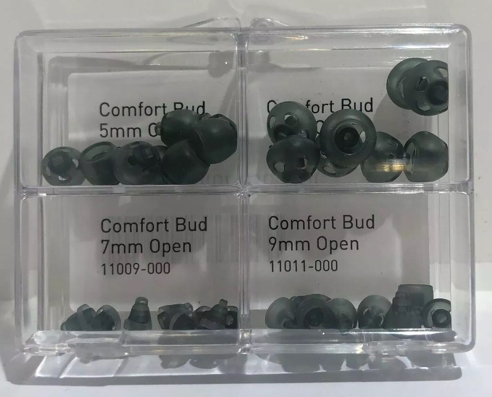 Starkey Open Comfort Bud Dome Kit RIC Hearing Aid 5, 6 7& 9 open domes US Seller