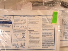 DeRoyal Weight-Sensitive Chair Sensor Lot Of 2 Pads 15″ x 10″ New Sealed