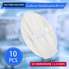 10Pcs Foley Catheter Stabilization Device, Urinary Leg Bag Catheter Tube Holder,