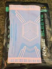 Modvel Knee Sleeve Size Large Pink/Blue For Knee Pain (4D)