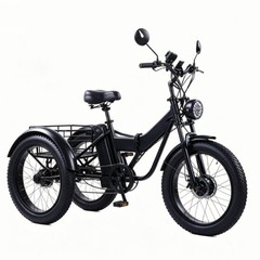 Daibot 24″ Fat Tire Mobility Trike 750W Adult All Terrain Shopping Cargo Vehicle