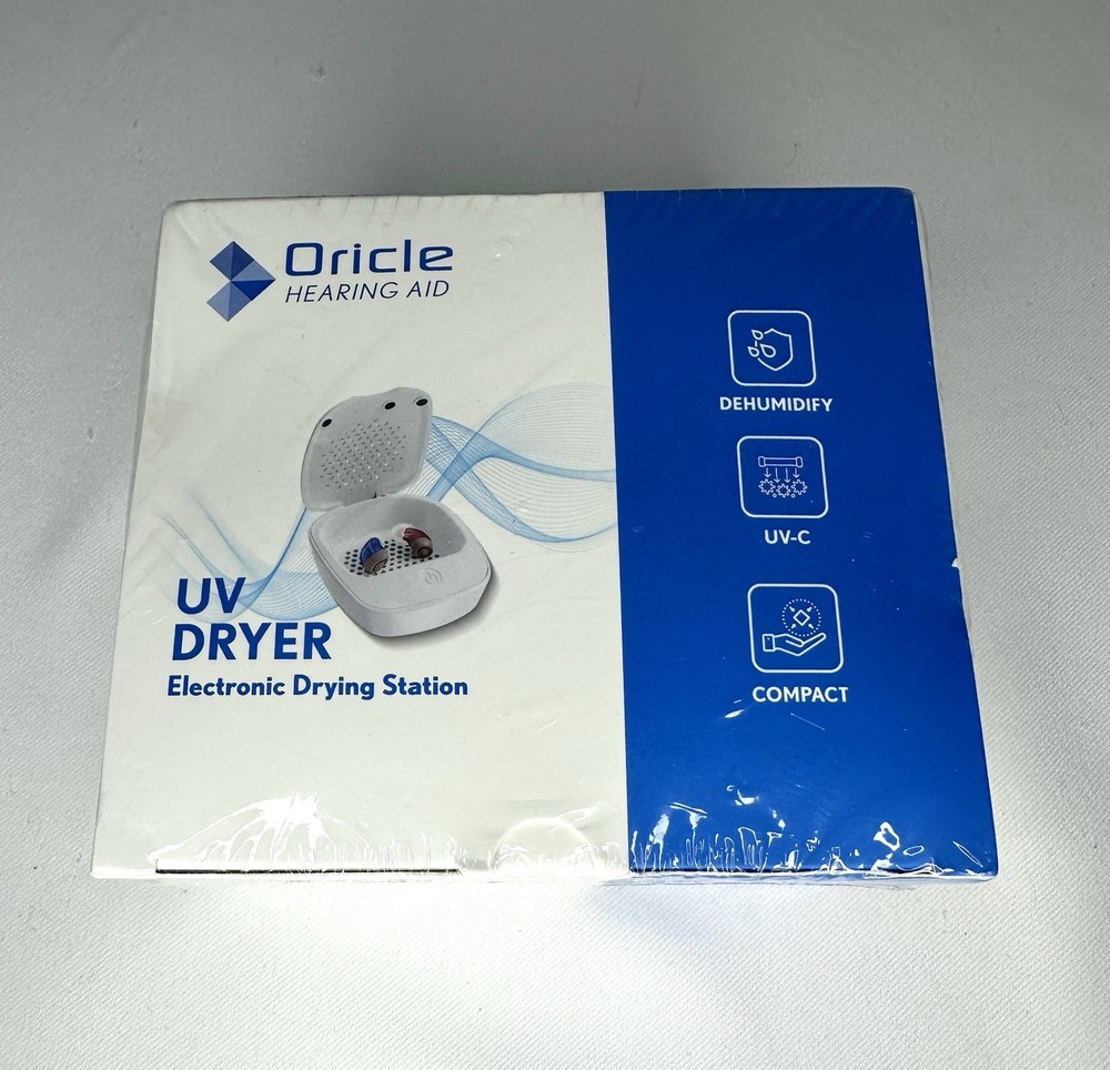 Oricle Hearing Aid UV Dryer Electronic Drying Station And Disinfect Brand New