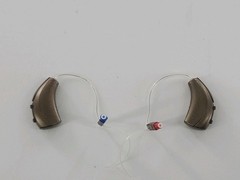 Starkey Muse i1000 RIC 312 Hearing Aids Pair L/R – Bronze – Complete Kit