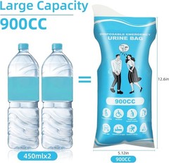 Compact Disposable Urine Bags – Emergency Hygiene Solution for Travel & Hiking