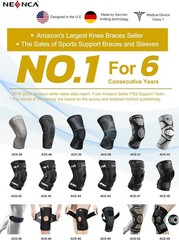 Advanced Knee Brace with Gel Pad & Side Stabilizers – Pain Relief & Comfort