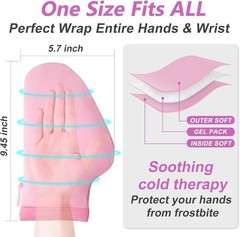 SuzziPad Cold Gloves and Socks for Chemotherapy, Chemo Ice Packs for Hands an