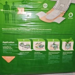 FitRight OptiFit Ultra Incontinence Briefs Unisex Heavy Absorbency XL 56in-64in