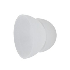 10PCS Hearing Aid Domes 12mm/0.5in Double Layer Soft Silicone Washable Removable