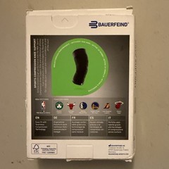 Bauerfeind Sports Compression Knee Support NBA – Lightweight Large, Black- USED