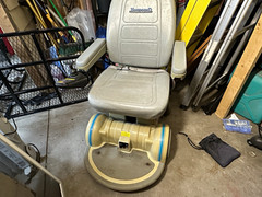 Hoveround Beige Mobility Scooter for Adult/Senior w/ Swivel Seat & Seat Belt