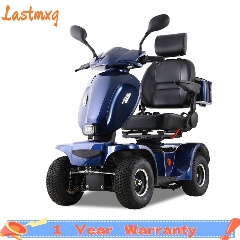 1000W 4-Wheel Heavy Duty Seniors Mobility Scooter 500lb 33 Miles 48V 20Ah 15 mph
